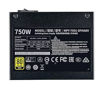 Amazon | Cooler Master V750 SFX ゴールド - 750W 80 Plus